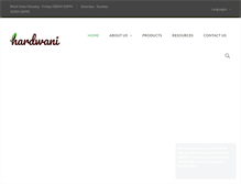 Tablet Screenshot of hardwani.com